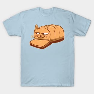 Funny Cat Bread Loaf T-Shirt